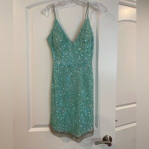 Ashley Lauren short homecoming dress